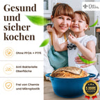 Ottia Gusseisen Topf 5L [inkl. eBook] – Emaille Topf 26cm